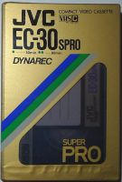 VHS-C videocassette JVC EC-30 SPRO