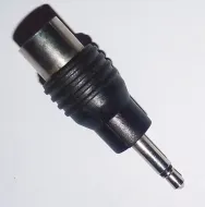 75 ohm IEC female naar 3,5mm jack verloopje voor portable TV