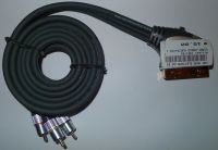 SCART plug naar RCA IN/OUT 1,5m HQSS1041/1.5