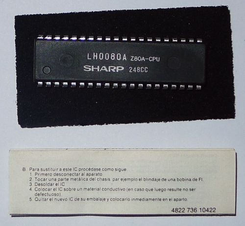 LH0080A Z80A-CPU Sharp origineel Philips sparepart