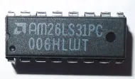 AM26LS31PC AMD quad differential line driver