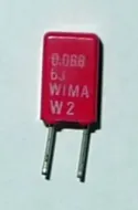 WIMA MKS02 63V radiale polyestercondensatoren