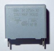 68n 275VAC X1 radiale ontstoorcondensator