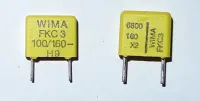 WIMA FKC3 160V radiale polycarbonaatcondensatoren