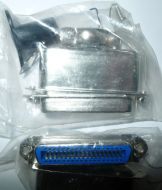 Centronics 36p female connector met soldeerverbindingen en metalen huis