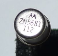 2N5681 Motorola NPN 100V 1A 1W vintage driver transistor