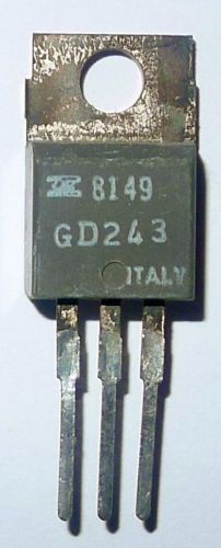 GD243 SGS NPN vermogenstransistor voor Grundig