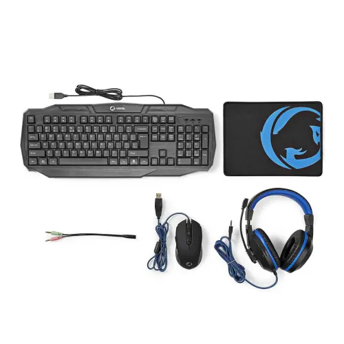 Nedis Upia 4-in-1 Gaming Combo Kit