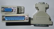 RS232 adapter (25p D male naar 9p D female)