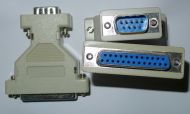 RS232 adapter (25p D female naar 9p D male)