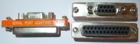 RS232 mini-adapter (25p D female naar 9p D female)
