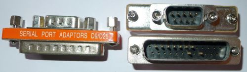 RS232 mini-adapter (25p D male naar 9p D male)