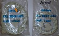 RS232 nullmodem kabel (25p D male - 25p D female)
