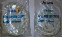 RS232 nullmodem kabel (25p D male - 25p D female)