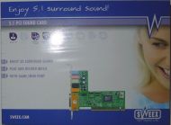 5.1 sound & joystick PCI-kaart Sweex