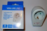 Surge protector Valueline VLES100SPF1WH