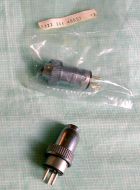 Philips 800 ohm luidspreker / microfoon connector (steker male)