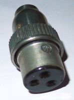 Philips 3-polige microfoon connector (steker female) gebruikt