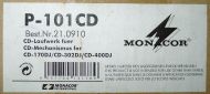CD loopwerk Monacor P-101CD (voor CD-170DJ, CD-302DJ, CD-400DJ)