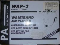 Waistband Amplifier Monacor WAP-3