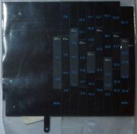 Philips 4822 333 30182 afstemschaal voor D7476