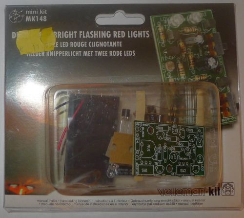 MK148 Dual Super Bright Flashing Red Lights