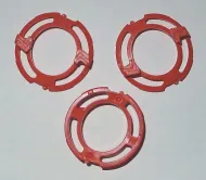 Vervangende scheerkopvergrendelplaatjes (3x) oranje voor Philips S7000/S9000 serie
