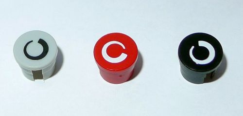 Dekseltje 10mm rood met zwelpijl