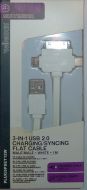 USB A naar micro USB B / Apple Lightning / Apple 30p, 1 meter