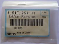 1-517-254-11 Sony draadlampje 3x6,3 mm in blauw kousje