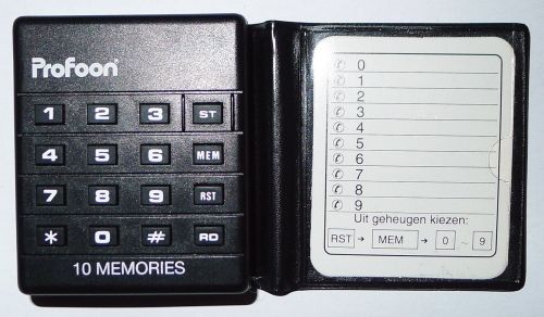Profoon DTK-15 Toonkiezer met 10 geheugens