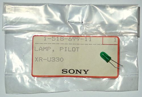 1-518-699-11 Sony draadlampje 3x6,3 mm in groen kousje