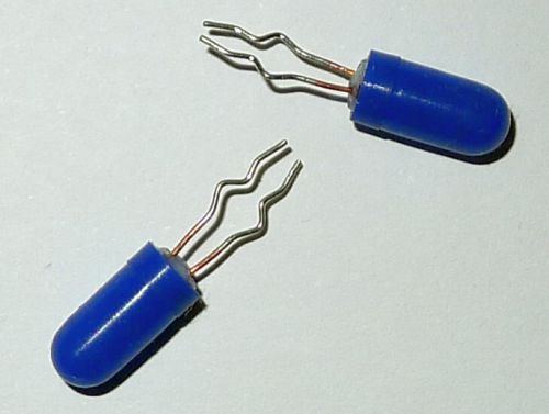 Philips 4822 134 41102 draadlampje 4,5x10 mm in blauw kousje