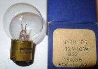 12V 10W B22 Philips 13460B bootlamp