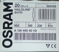 300W 230V R7s Osram Haloline