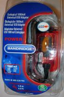 Bandridge BPC4106EC zuinige universele netadapter 1000mA met USB
