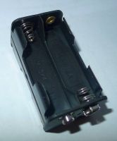 Batterijhouder 4x R6/AA/UM-3 (6V) compact met clipaansluiting